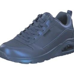 Skechers 177104-SLT UNO-GALACTIC GAL, Schnürschuhe, Damen, SLATE METALLIC