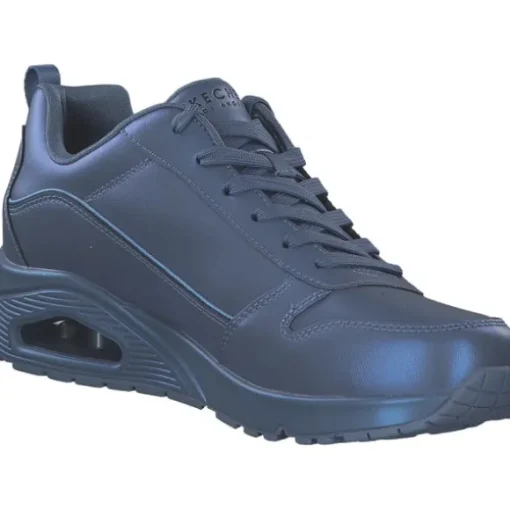 Skechers 177104-SLT UNO-GALACTIC GAL, Schnürschuhe, Damen, SLATE METALLIC
