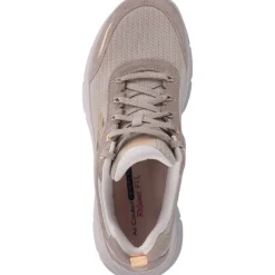 Skechers 150108-TPOR D'LUX WALKER2.0-AUTUMN SUN, Schnürschuhe, Damen, Beige