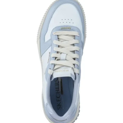 Skechers 185098-WBL JADE-BEST IN CLASS, Schnürschuhe, Damen, WHITE BLUE TRIM