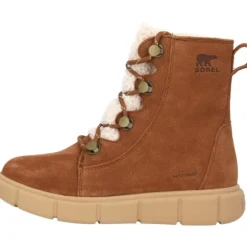 Sorel 2077981-242 Explorer III Joan Cozy, Schnürstiefel, Damen, velvet tan/canoe