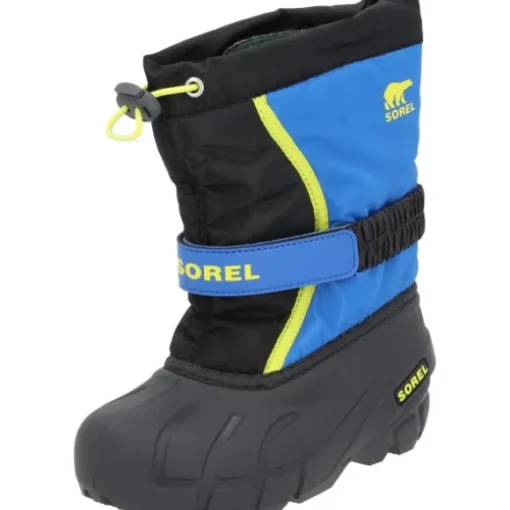 Sorel Childrens/Youth Flurry NC 1965 M, Winterstiefel, Kinder, schwarz/blau/lemon