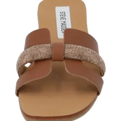 Steve Madden Edriah SM11002559, Plateau-Pantoletten, Damen, cognac multi