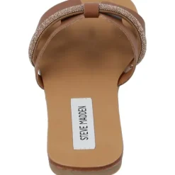 Steve Madden Edriah SM11002559, Plateau-Pantoletten, Damen, cognac multi