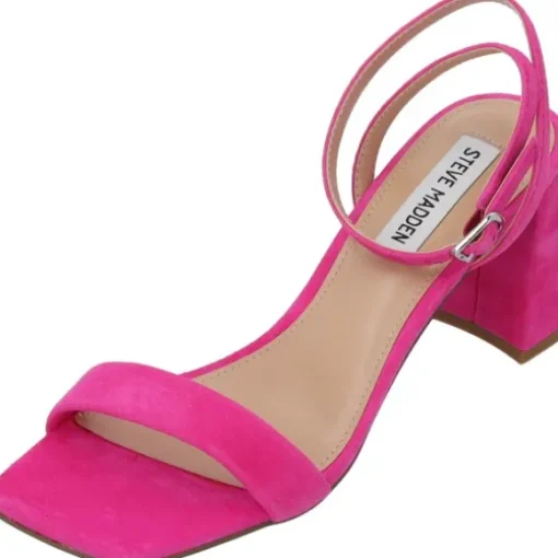 Steve Madden Luxe SM11002329, Plateau-Sandaletten, Damen, magenta