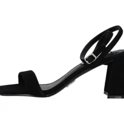 Steve Madden Luxe SM11002329, Plateau-Sandaletten, Damen, Schwarz