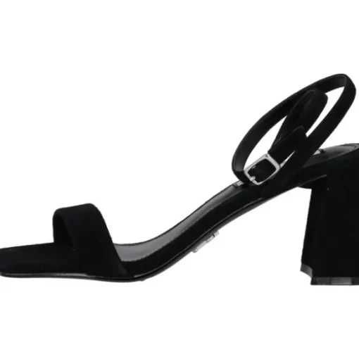 Steve Madden Luxe SM11002329, Plateau-Sandaletten, Damen, Schwarz