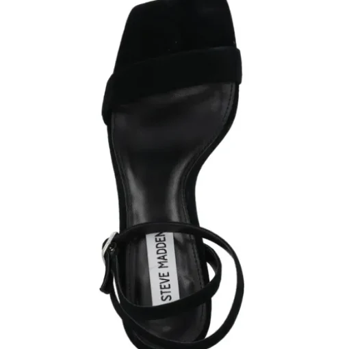 Steve Madden Luxe SM11002329, Plateau-Sandaletten, Damen, Schwarz