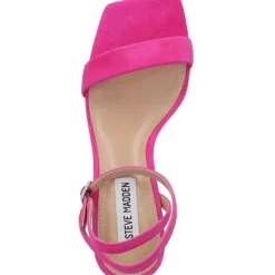 Steve Madden Luxe SM11002329, Plateau-Sandaletten, Damen, magenta