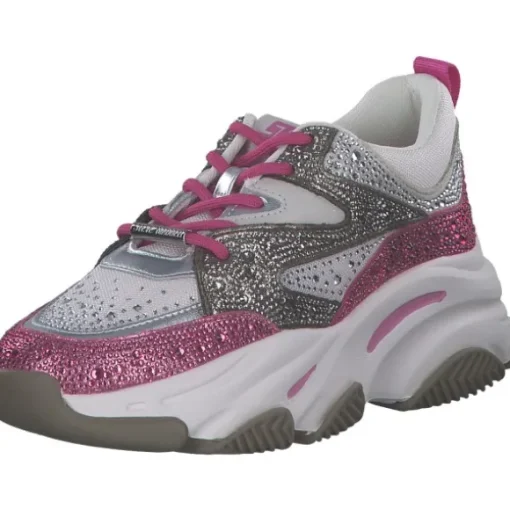 Steve Madden Privy SM19000082, Schnürschuhe, Damen, GREEN FOREST / PINK