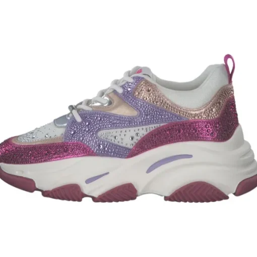 Steve Madden Privy SM19000082, Schnürschuhe, Damen, PLUM / PEACH LAVENDER