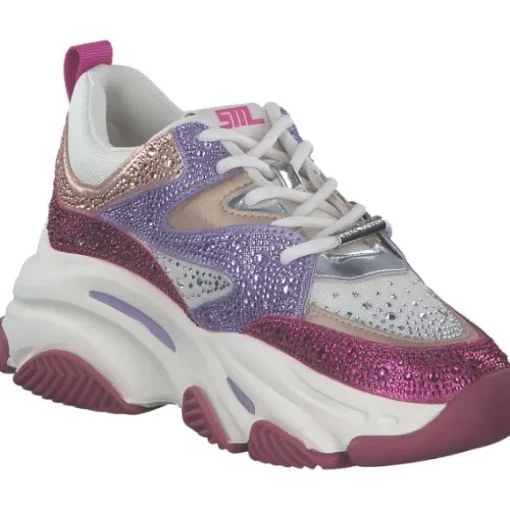 Steve Madden Privy SM19000082, Schnürschuhe, Damen, PLUM / PEACH LAVENDER