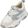 Steve Madden Progressive SM19000096, Schnürschuhe, Damen, Silver/White