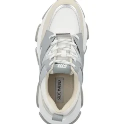 Steve Madden Progressive SM19000096, Schnürschuhe, Damen, Silver/White
