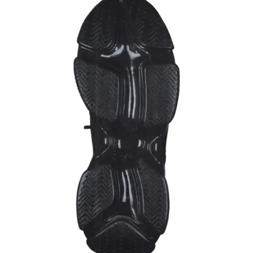 Steve Madden SM11003512-363 Maxilla-S, Schnürschuhe, Damen, black gold