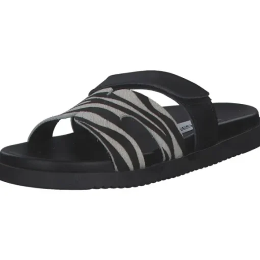 Steve Madden SM11003505-999, Plateau-Pantoletten, Damen, Zebra