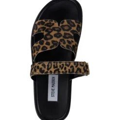Steve Madden SM11003505-969, Plateau-Pantoletten, Damen, Leopard