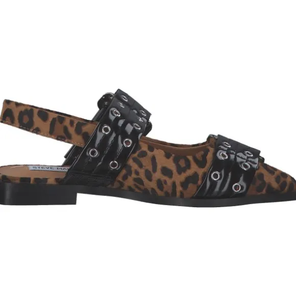Steve Madden SM11003508-BLO Grand Ave-L, Pantoletten & Badeschuhe, Damen, black/leopard