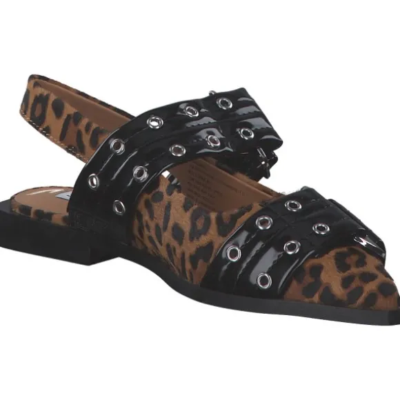 Steve Madden SM11003508-BLO Grand Ave-L, Pantoletten & Badeschuhe, Damen, black/leopard