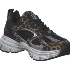 Steve Madden SM11001908-BLO Plaja, Schnürschuhe, Damen, black/leopard