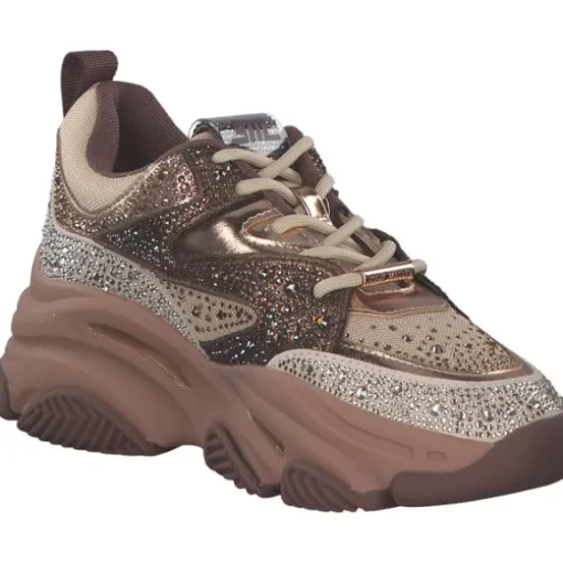 Steve Madden SM19000082-CM3 Privy, Schnürschuhe, Damen, cappucino multi