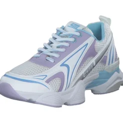 Steve Madden Speedster SM19000122, Schnürschuhe, Damen, WHITE/BB LAVENDER