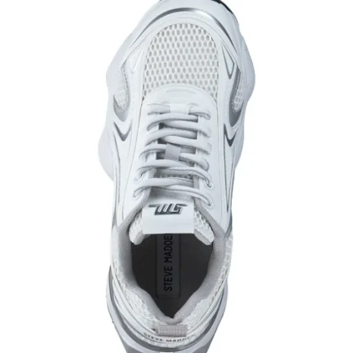Steve Madden Speedster SM19000122, Schnürschuhe, Damen, white multi