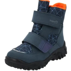 Superfit 1-006080-8030  HUSKY, Winterstiefel, Kinder, blau/orange