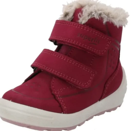 Superfit 1-106317-5000 Stiefelette Leder, Lauflernschuhe, Kinder, rot