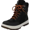 Superfit 1-800477-0000 Stiefelette Leder  TEDD, Winterstiefel, Kinder, SCHWARZ/ORANGE