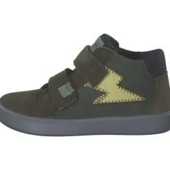 Superfit 1-000771-7010 Stiefelette Leder  SUPIES, Lauflernschuhe, Kinder, GRÜN/GELB