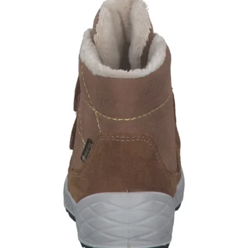 Superfit 1-106314-3000 Stiefelette Leder, Lauflernschuhe, Kinder, BRAUN/GELB
