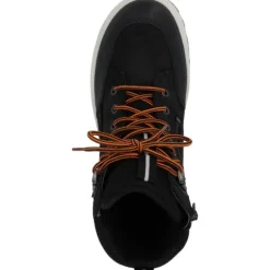 Superfit 1-800477-0000 Stiefelette Leder  TEDD, Winterstiefel, Kinder, SCHWARZ/ORANGE