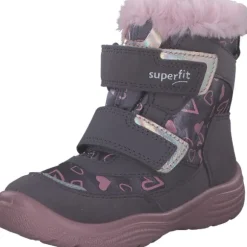Superfit 1-009091-8510 Stiefelette Synthetik, Winterstiefel, Kinder, lila/rosa