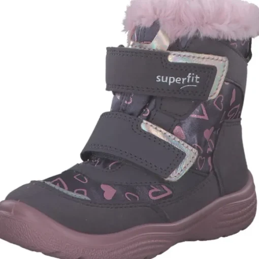 Superfit 1-009091-8510 Stiefelette Synthetik, Winterstiefel, Kinder, lila/rosa