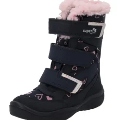 Superfit 1-009090-8020 Stiefelette Synthetik  CRYSTA, Winterstiefel, Kinder, BLAU/ROSA