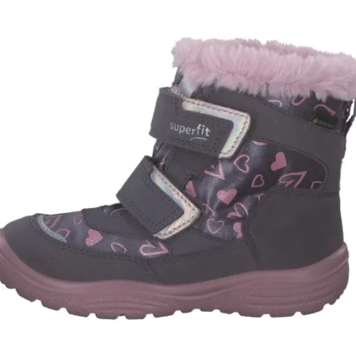 Superfit 1-009091-8510 Stiefelette Synthetik, Winterstiefel, Kinder, lila/rosa