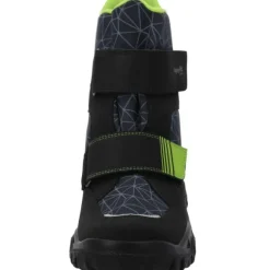 Superfit 1-006080-0020, Winterstiefel, Kinder, SCHWARZ/HELLGRÜN