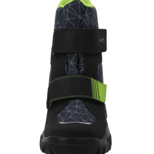 Superfit 1-006080-0020, Winterstiefel, Kinder, SCHWARZ/HELLGRÜN