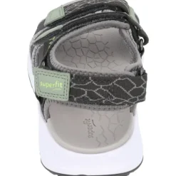 Superfit CRISS CROS 00580, Sandalen (Kinder), Kinder, GRAU/HELLGRAU