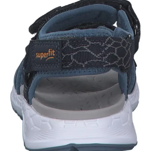 Superfit CRISS CROS 00580, Sandalen (Kinder), Kinder, Blau/Schwarz