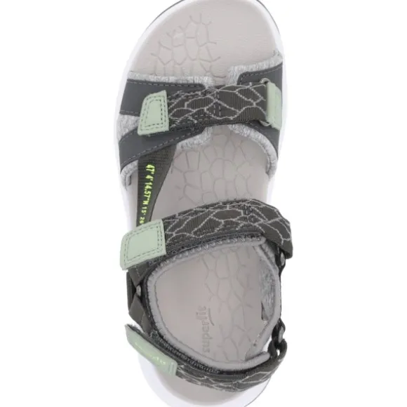 Superfit CRISS CROS 00580, Sandalen (Kinder), Kinder, GRAU/HELLGRAU