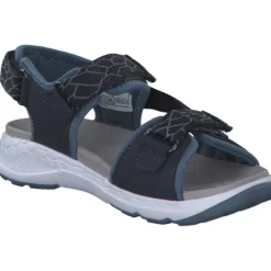 Superfit CRISS CROS 00580, Sandalen (Kinder), Kinder, Blau/Schwarz