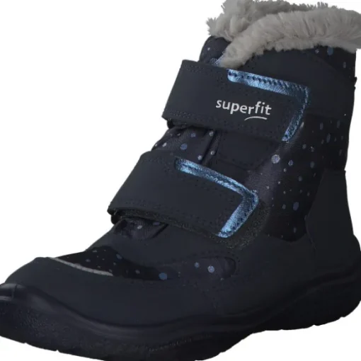 Superfit CRYSTA 09091, Stiefeletten (Kinder), Kinder, Blau/Hellgrau
