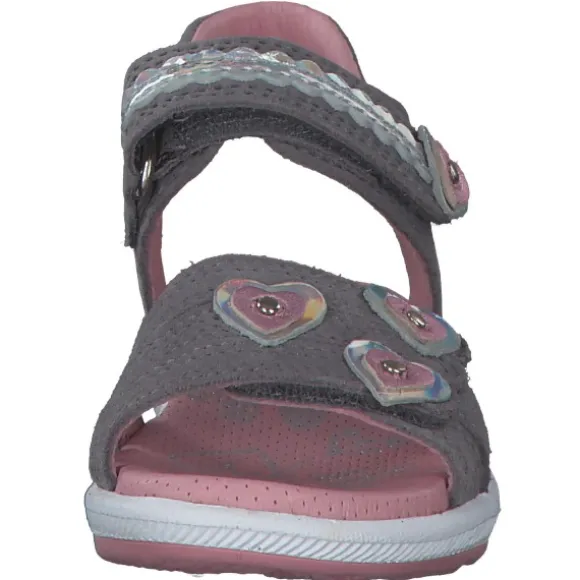 Superfit EMILY 06133, Sandalen (Kinder), Kinder, HELLGRAU/ROSA