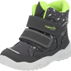 Superfit GLACIER 09236, Lauflernschuhe, Kinder, Grau/Helgrün
