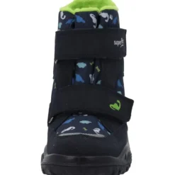 Superfit HUSKY1 006045 M, Lauflernschuhe, Kinder, BLAU/HELLGRÜN