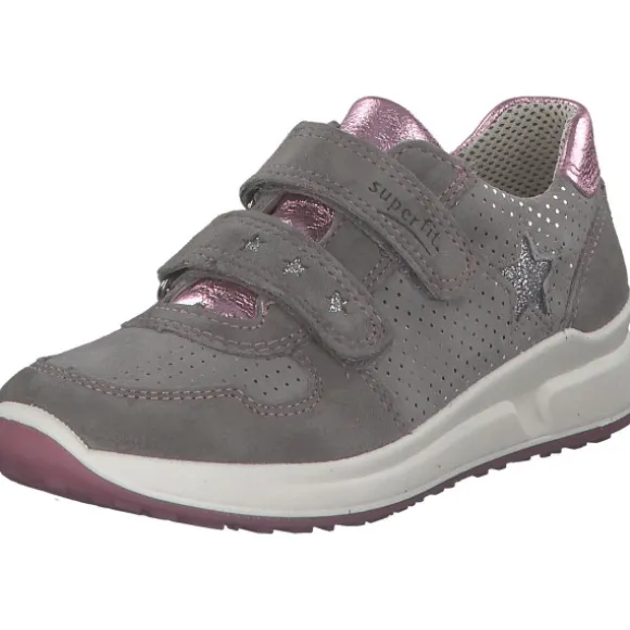 Superfit MERIDA 00187, Sneakers Low, Kinder, Grau (Smoke Kombi)