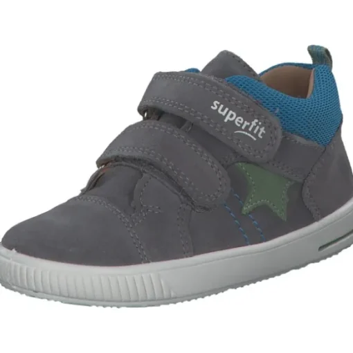 Superfit MOPPY 00352, Lauflernschuhe, Kinder, HELLGRAU/BLAU
