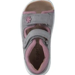 Superfit POLLY 00096, Sandaletten, Kinder, HELLGRAU/ROSA